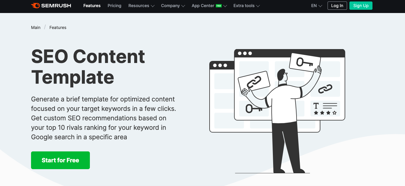 Screenshot of Milanote for building creative brief templates