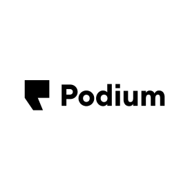 Logo for Podium customer success tool