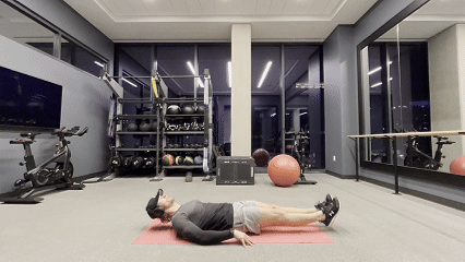 Lying Leg Raise demonstration