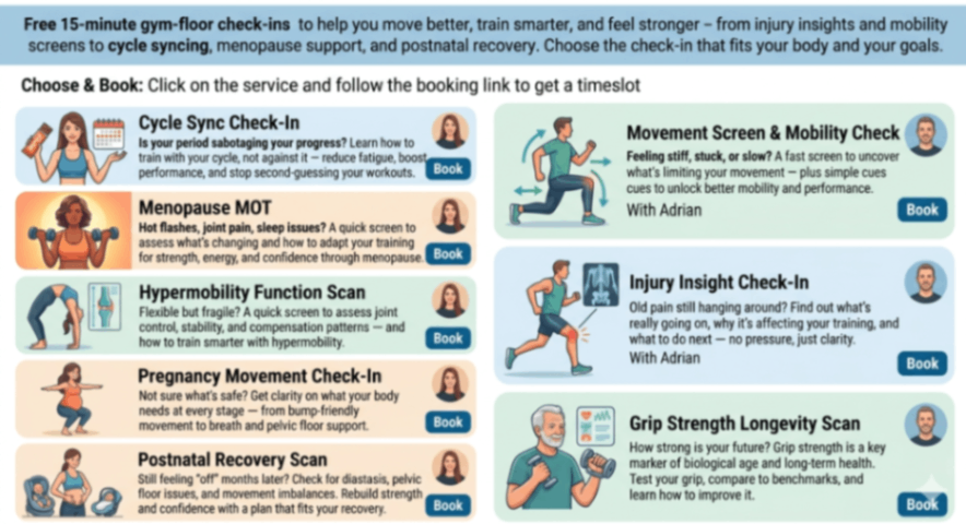 Gym Floor Check-ins 