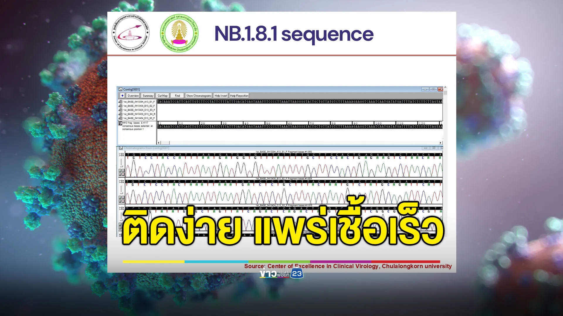 “หมอยง” ระบุ โควิด-19 สายพันธุ์ NB.1.8.1 ระบาด กทม. “ติดง่าย แพร่เร็ว”