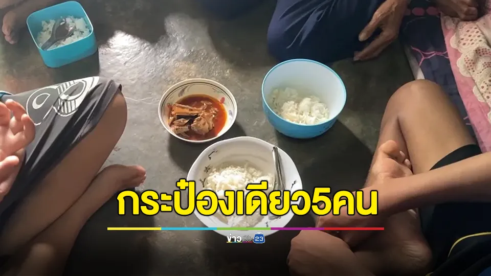 ยายสู้ชีวิตรับจ้างถอนหญ้าเลี้ยงหลาน 4 ชีวิต บางวันไม่มีงาน ไม่มีเงิน ปลากระป๋อง 1 กระป๋อง ต้องแบ่งกันกิน