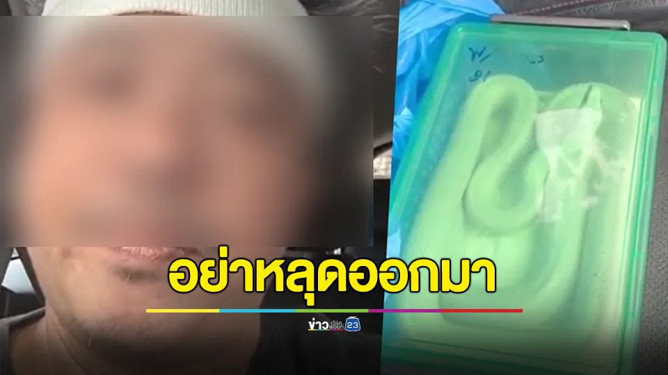 หนุ่มขับรถส่งผู้โดยสารผ่านแอปฯ ผวา! ถูกลูกค้าให้ไปส่งงูแทนคน