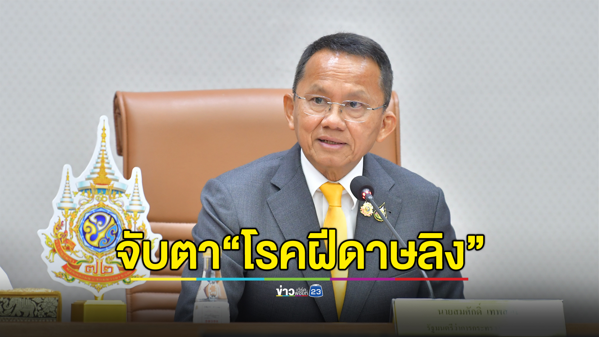 ไทยจับตา"โรคฝีดาษลิง" วาง 4 มาตรการ หลัง WHO ประกาศภาวะฉุกเฉิน