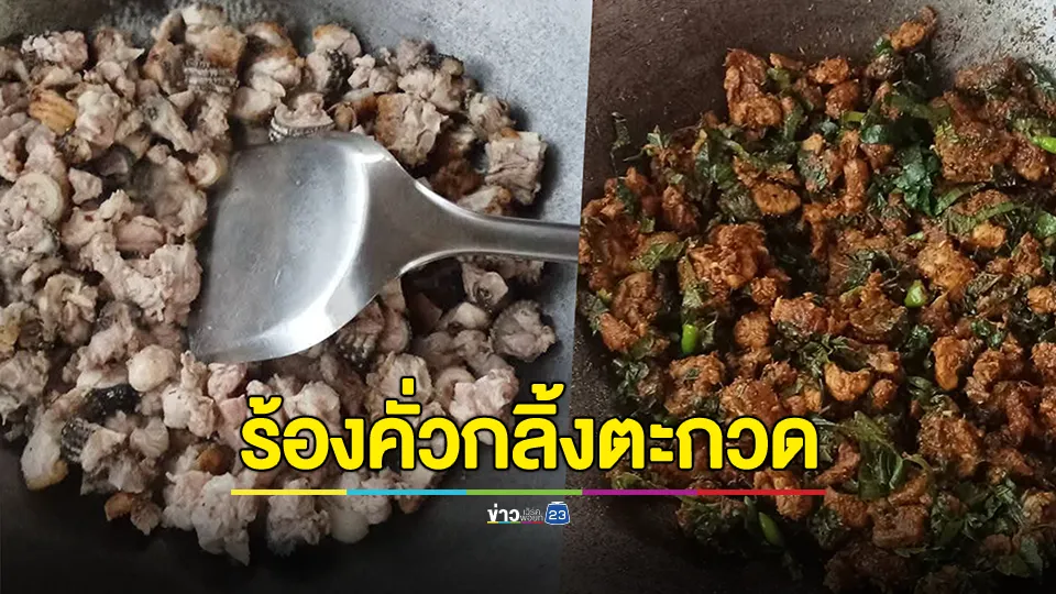 ชาวบ้านร้องผู้ใหญ่บ้าน แกงคั่วกลิ้ง "ตะกวด" โพสต์โชว์อวดลงโซเชียล วอนหน่วยงานตรวจสอบ