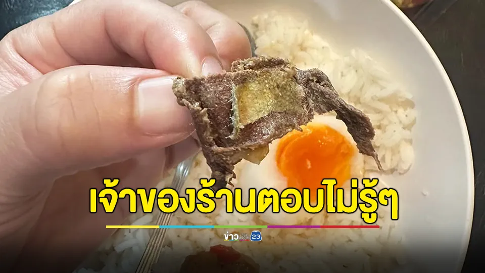 สั่งอาหารผ่านแอปฯดัง เจอผ้าปิดแผลในอาหาร