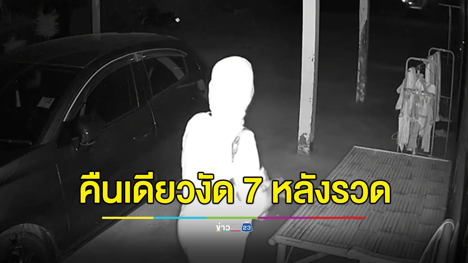 ชาวบ้านผวา คืนเดียวเจอโจรงัดบ้าน 7 หลังรวด