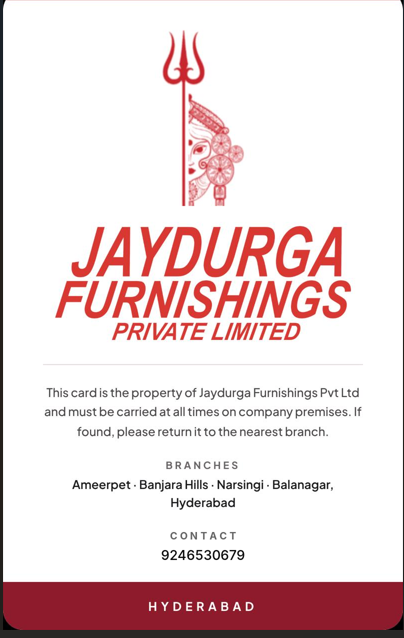 JAYDURGA FURNISHINGS logo