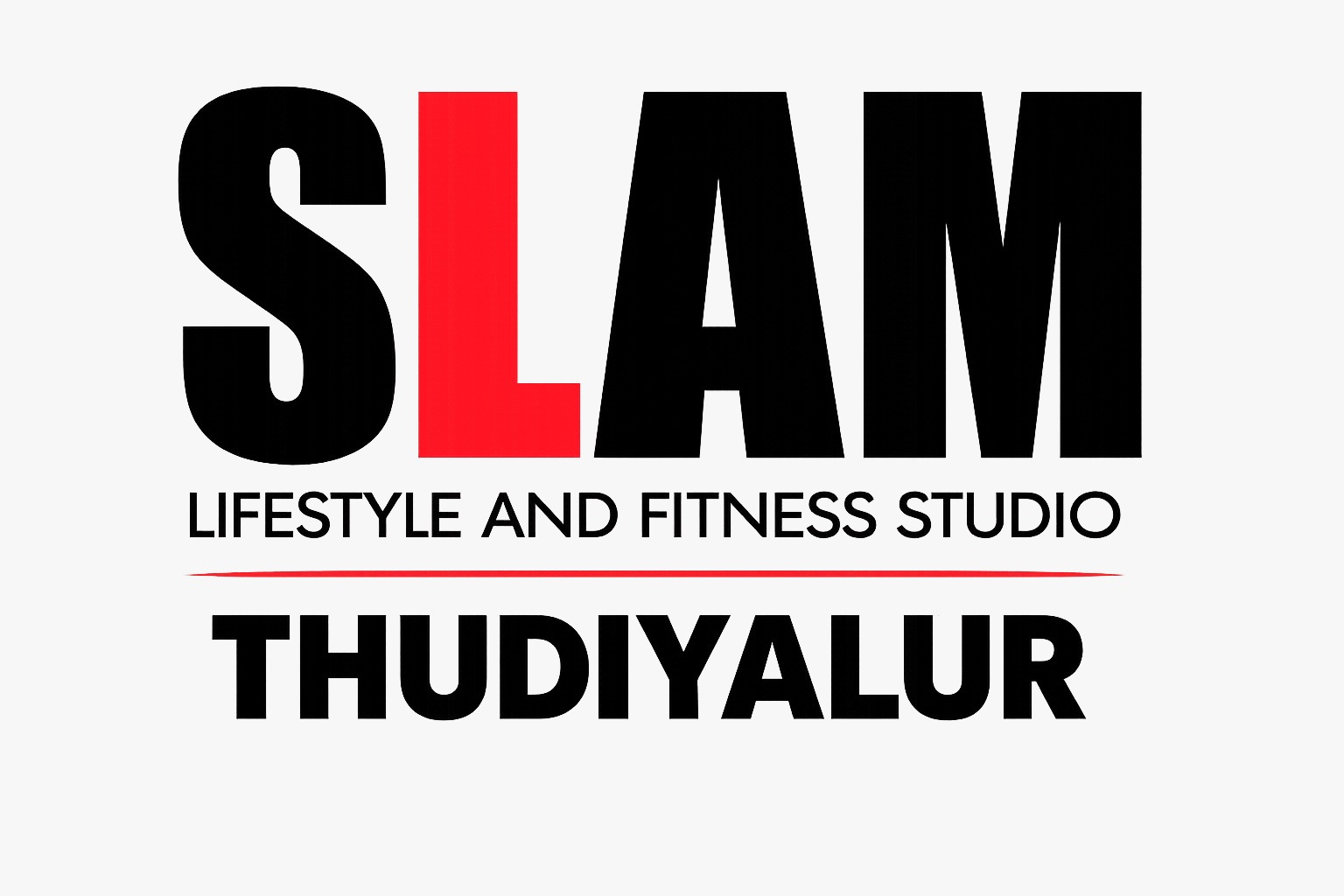 Slam Lifestyle and Fitness Studio Rspuram and thudiyalur  logo