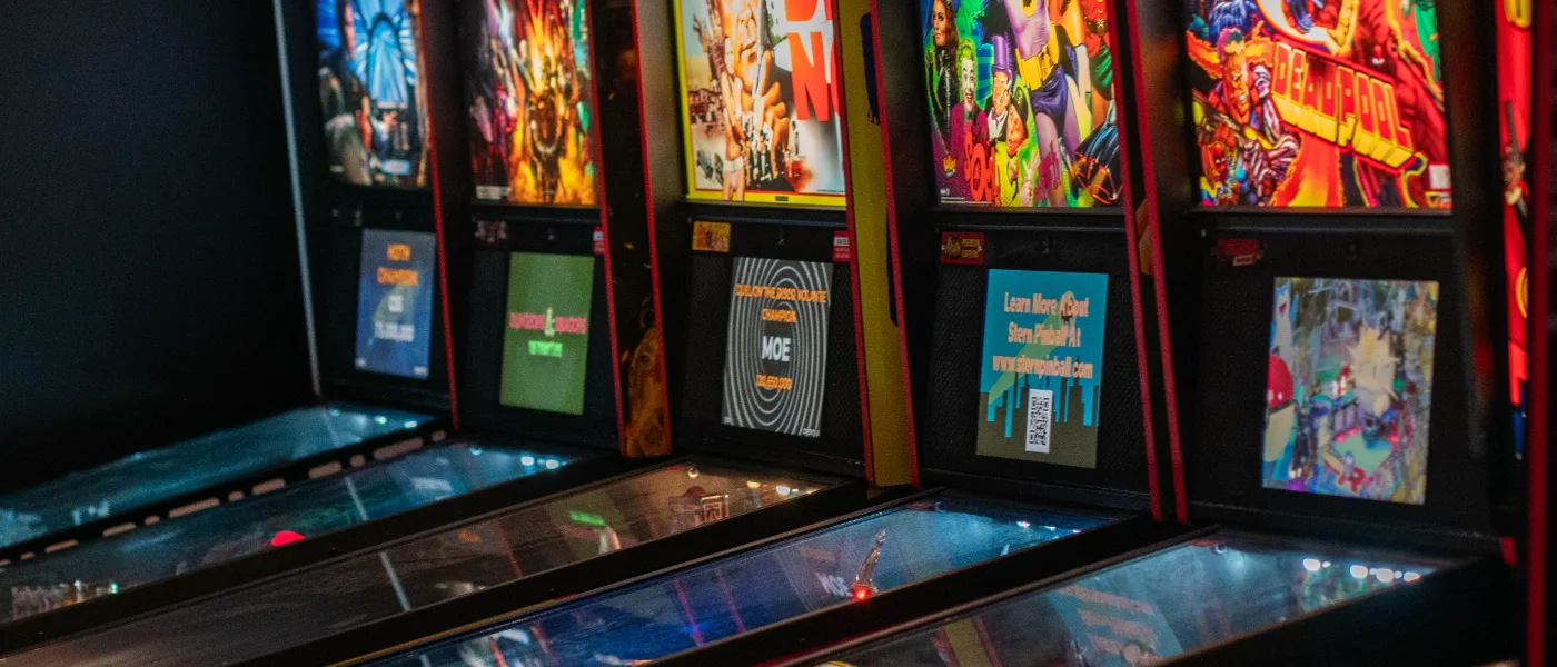 Pinball machines at Work-Work