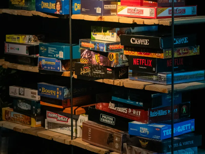 Group playing board games at Work-Work