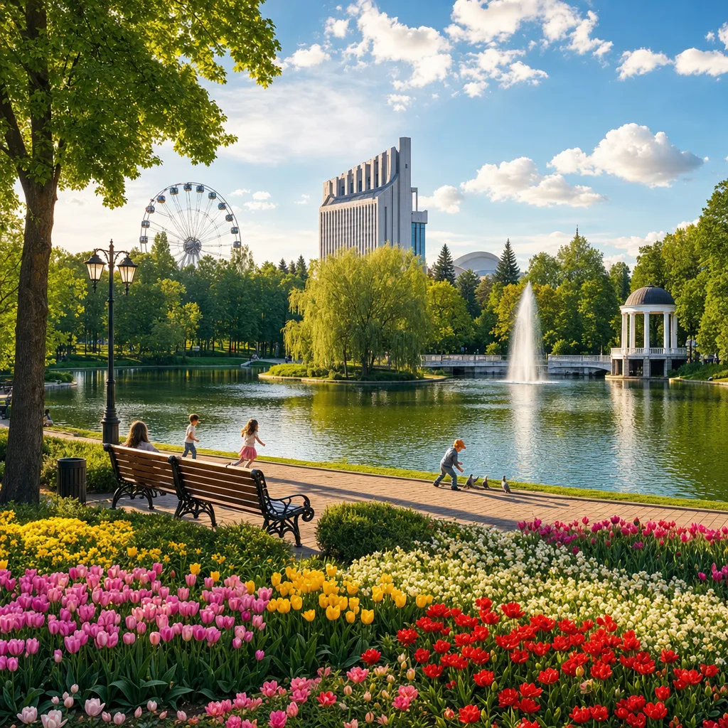 Minsk's Beautiful Gorky Park