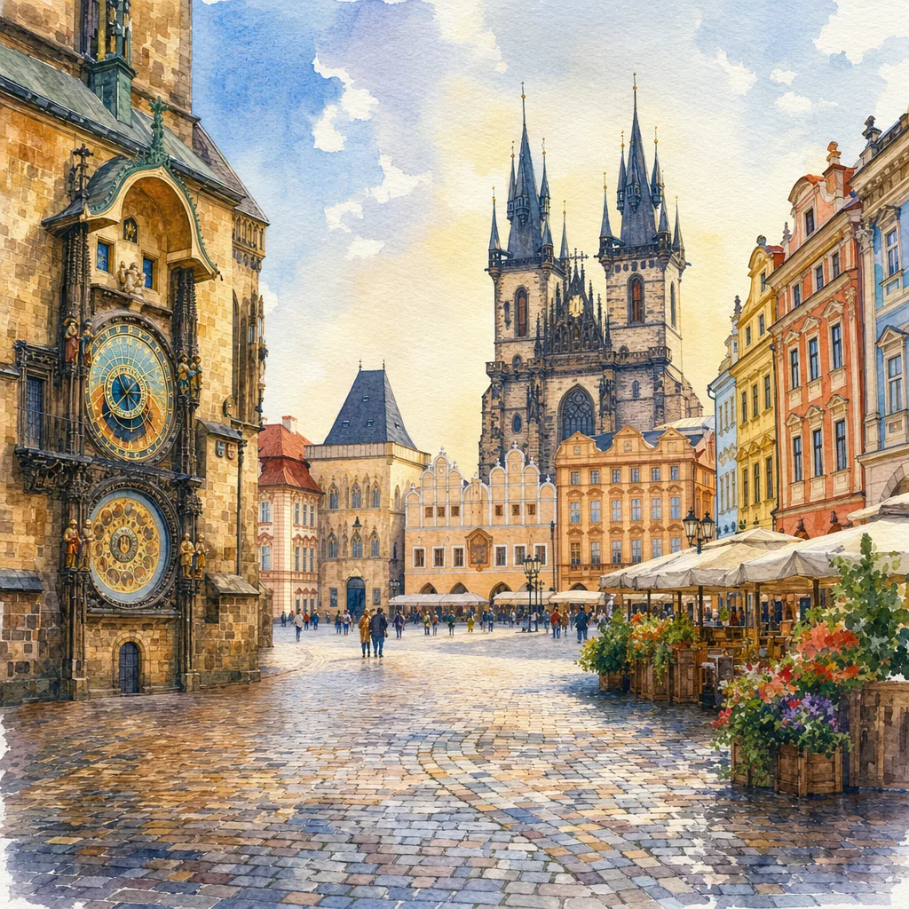 Prague's Charming Old Town Square