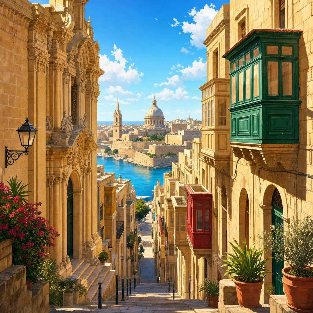 The Splendor of Valletta's Architecture