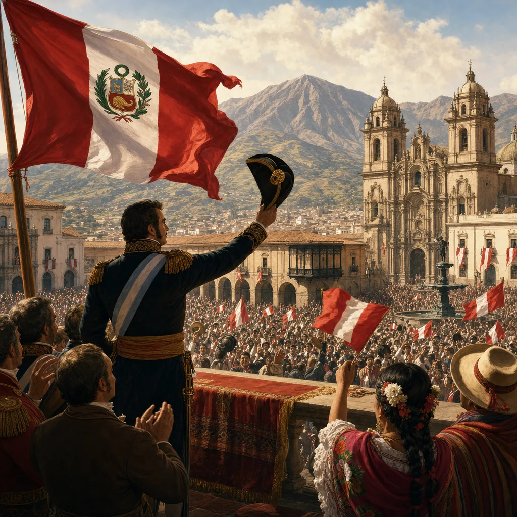 Peru Declares Independence on July 28, 1821