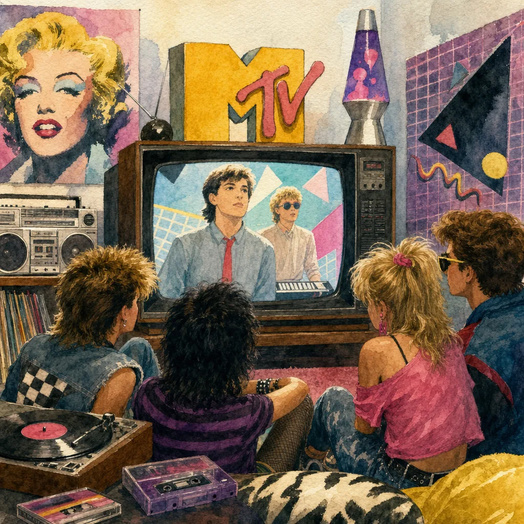 MTV's First Broadcast on August 1, 1981