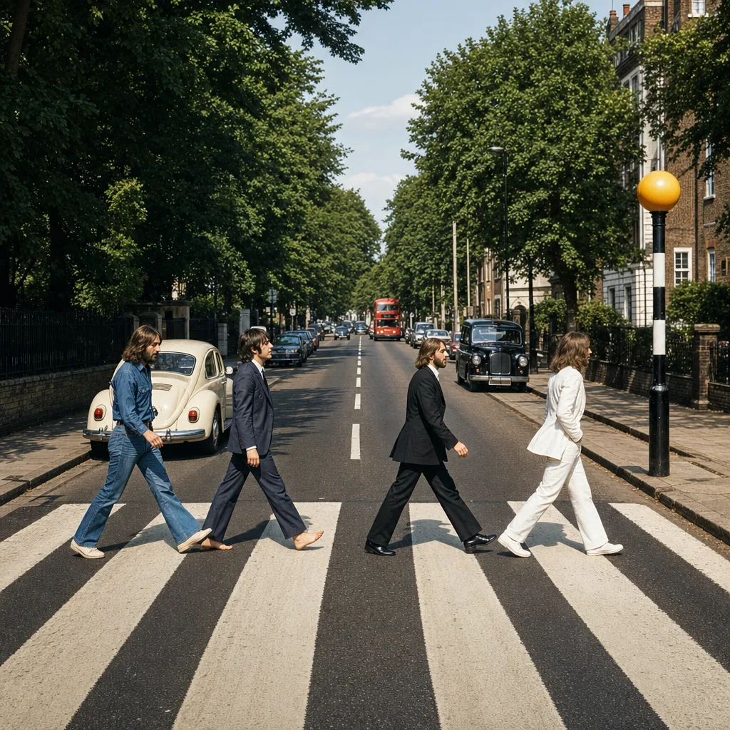 The Iconic Abbey Road Album Cover Photo