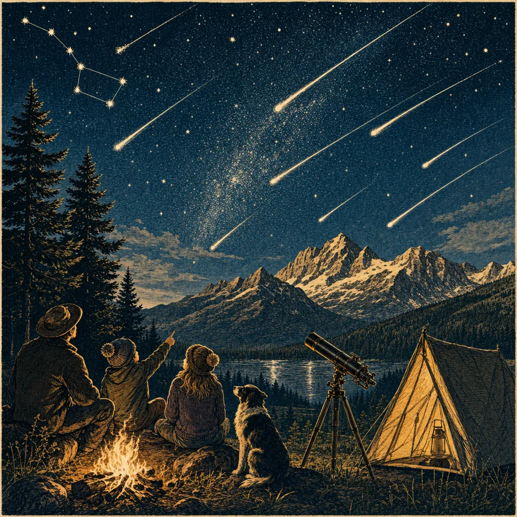Gazing at the Perseid Meteor Shower
