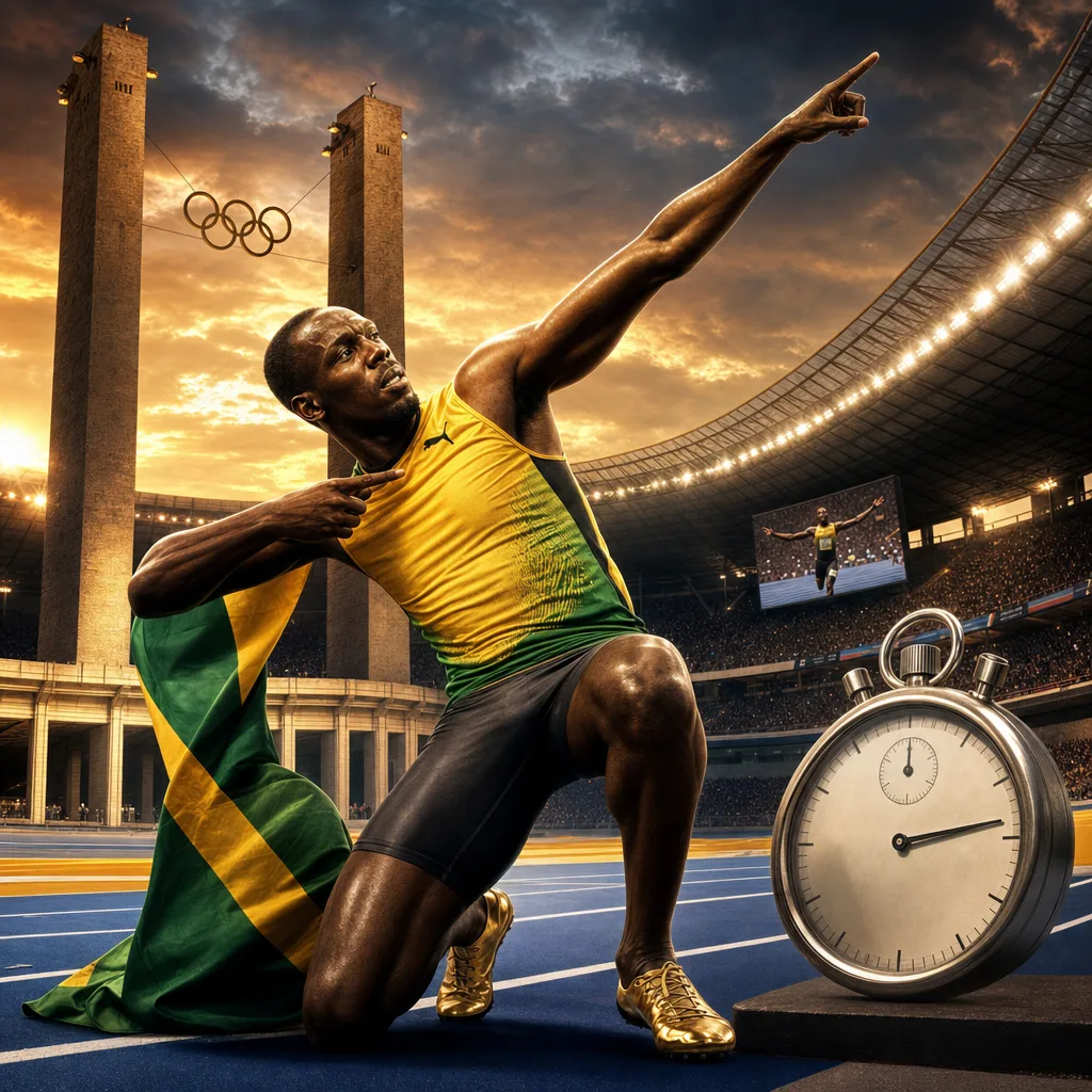 Usain Bolt Sets 100m World Record in 2009