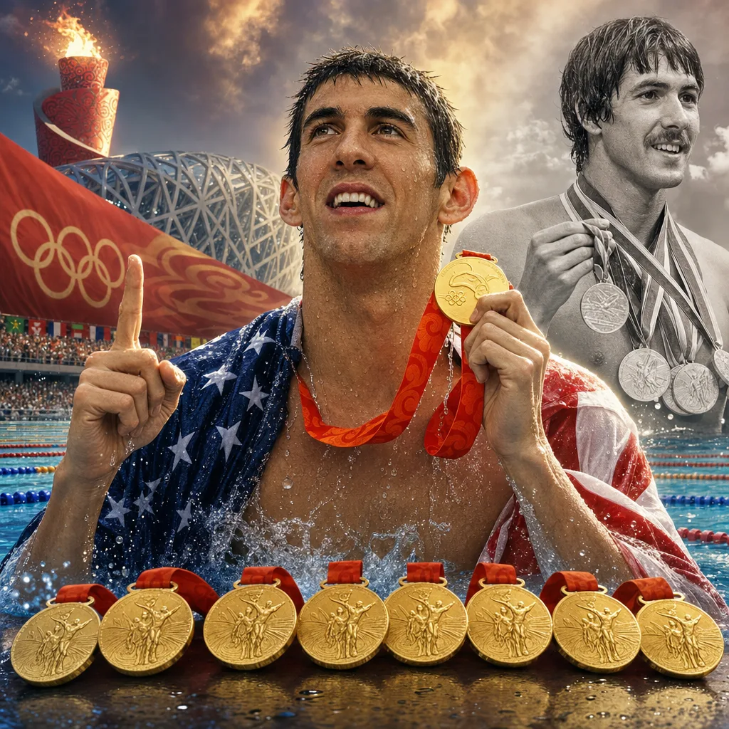 Michael Phelps' Historic 2008 Olympic Victory