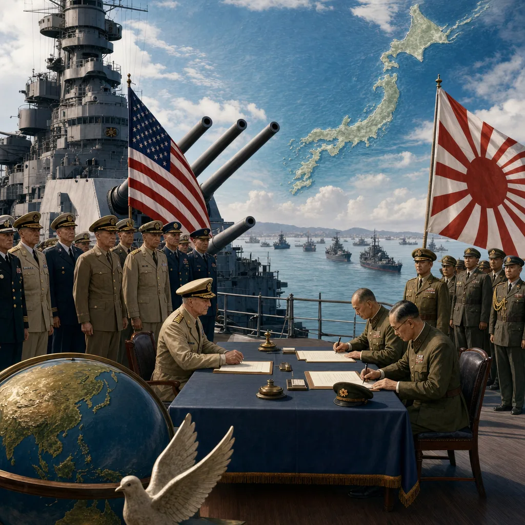 Japanese Surrender Marks WWII's Conclusion
