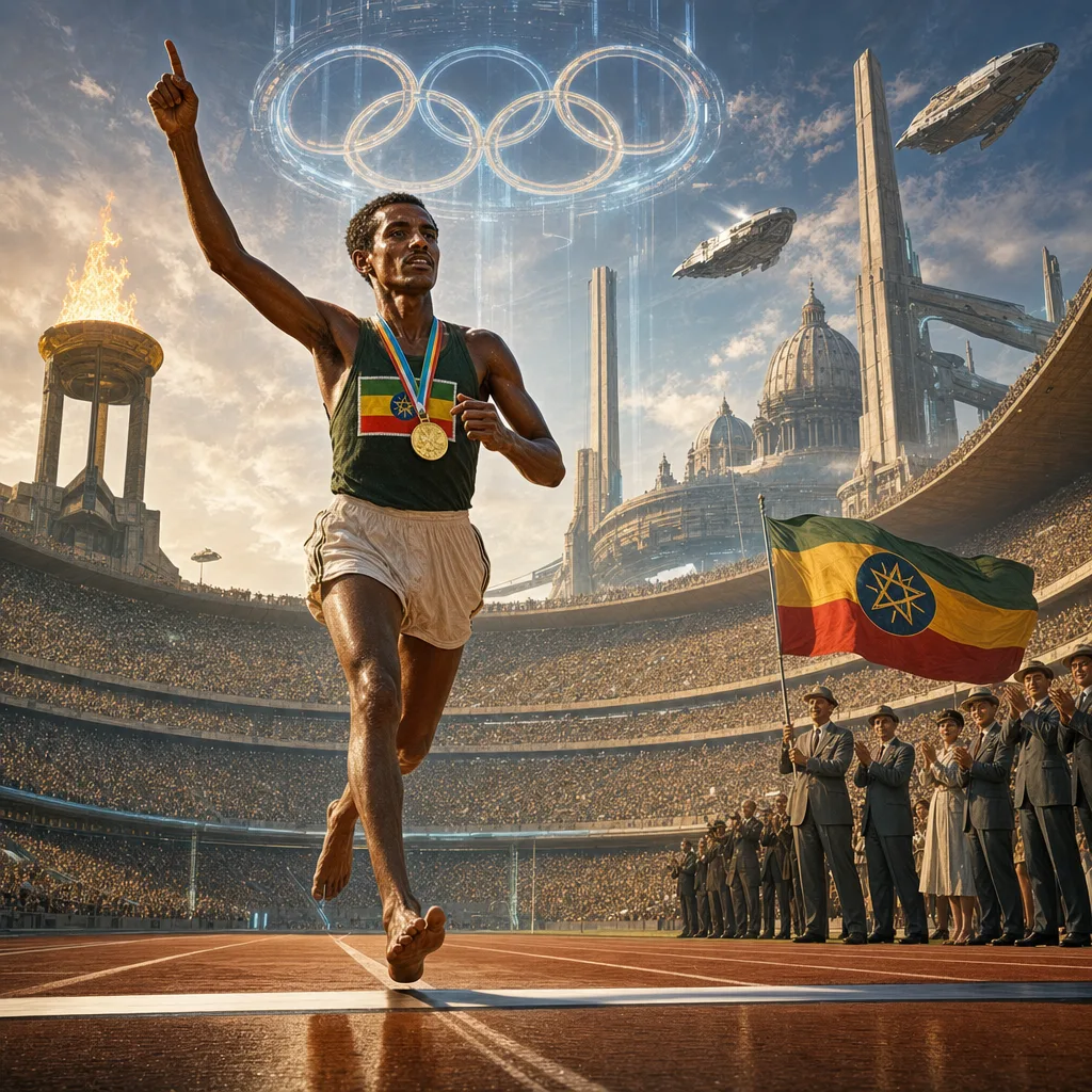 Abebe Bikila's Historic Olympic Victory