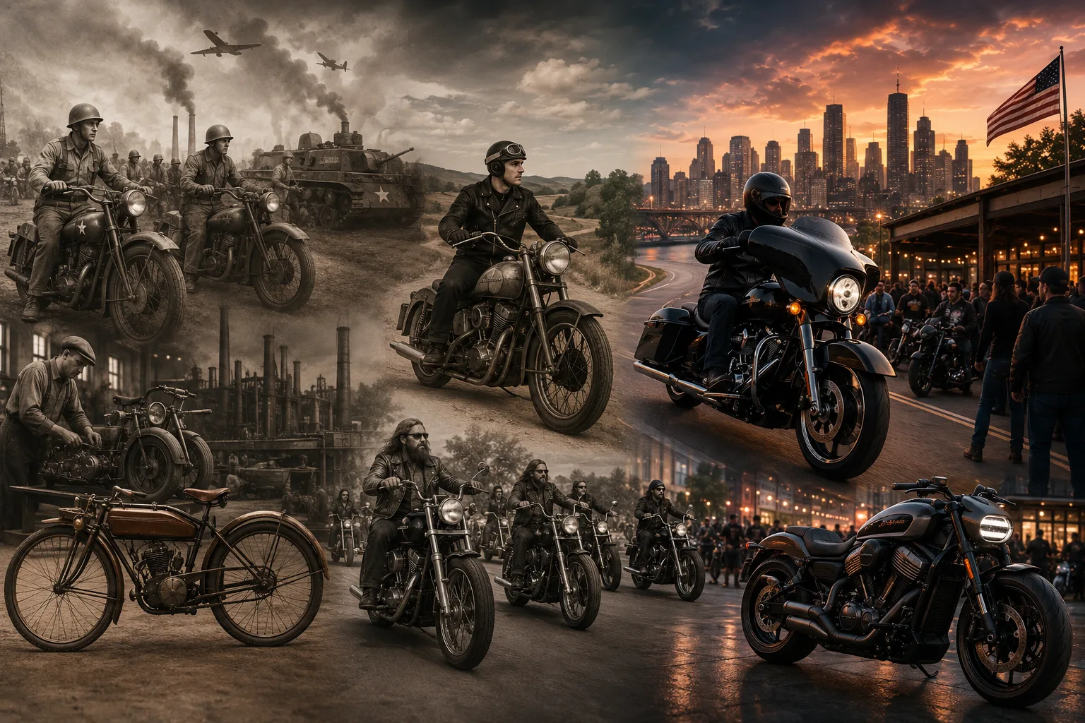 The History of Harley-Davidson: From War Machines to Cultural Icon