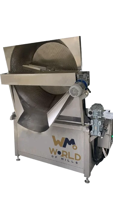 This machine is used for products cooling after roasting and flavoring and frying them