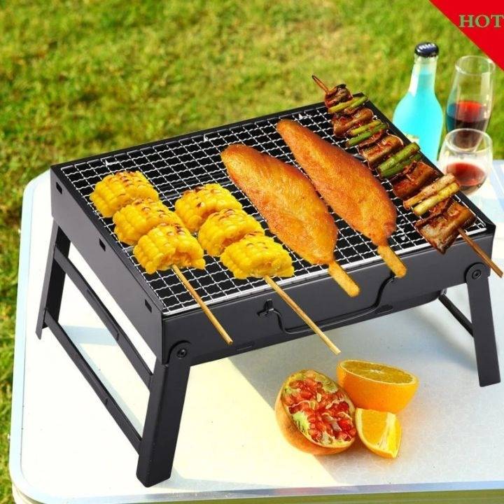 Premium Portable & Folding Outdoor BBQ Grill