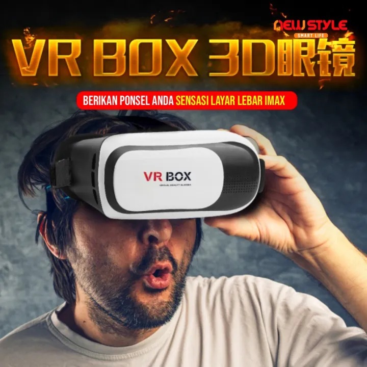 VR BOX Gaming VrBOX Headset Virtual Reality VR BOX With Goggles 3D Glasses