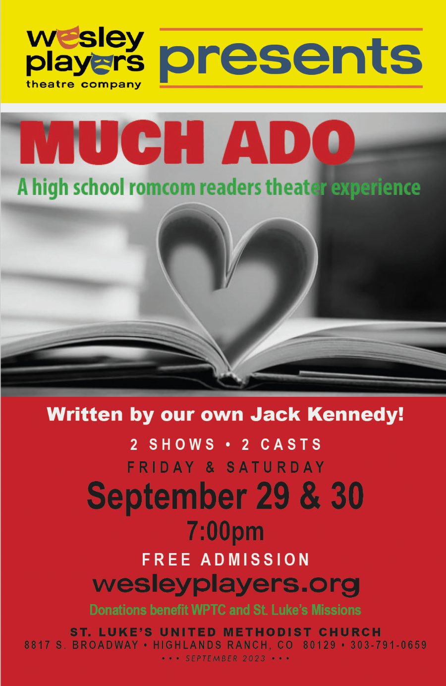 Poster — Much Ado Readers Theater (2023)