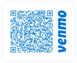 Venmo QR code for @wesleyplayers
