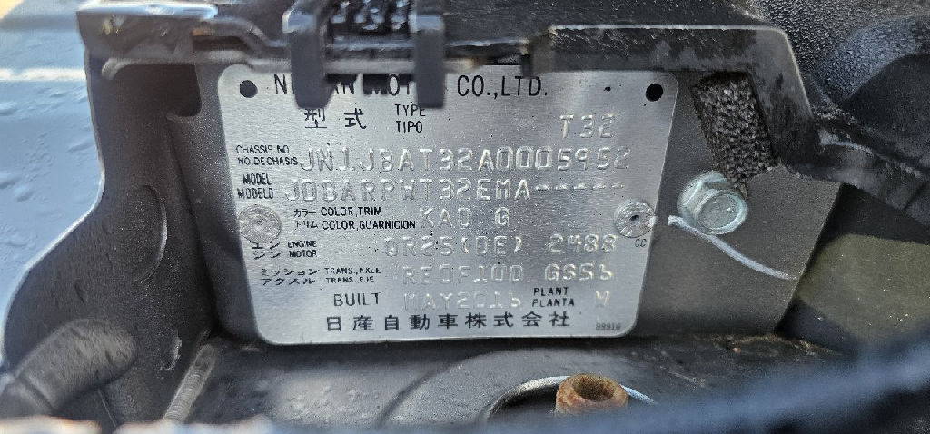 ENGINE (QR25) NISSAN X-TRAIL photo 5