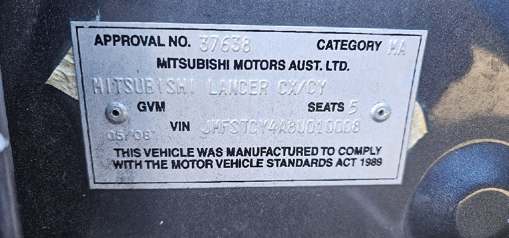 CJ 2008 Mitsubishi Lancer