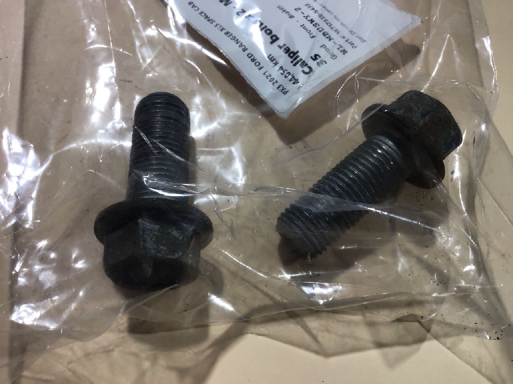 Caliper bolts x 2 - M14 X 1.5 X 35 photo 2