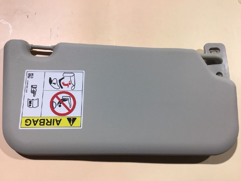 Sun Visor LHS No Power, No Mirror Grey