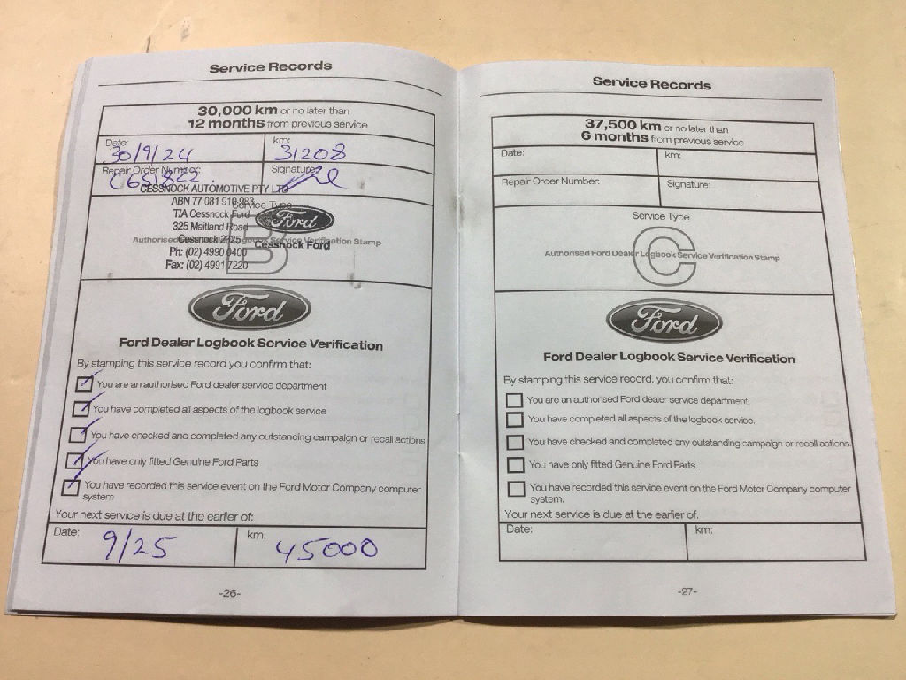 Owners Manual and Service Book 2021 PX photo 3