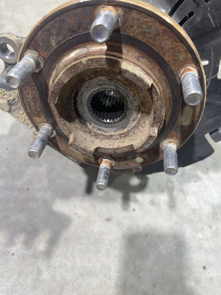 KNUCKLE - STUB AXLE with bearing and lower control arm RIGHT RHF photo 3