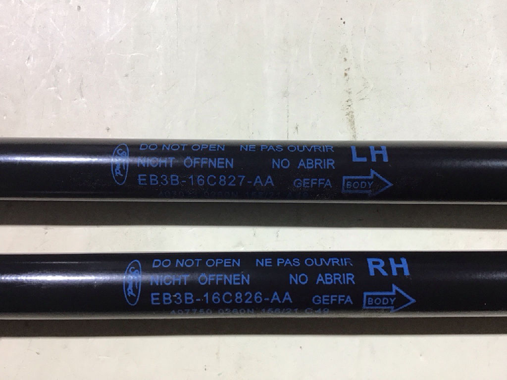 PX BONNET HINGE STRUT PAIR LEFT & RIGHT EB3B-16C827-AA & EB3B-16C826-AA photo 2