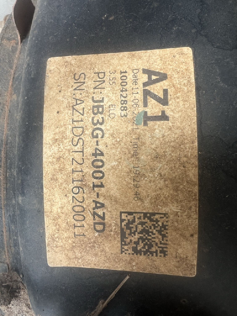 Rear Diff 3.55 Ratio Manual Only photo 2