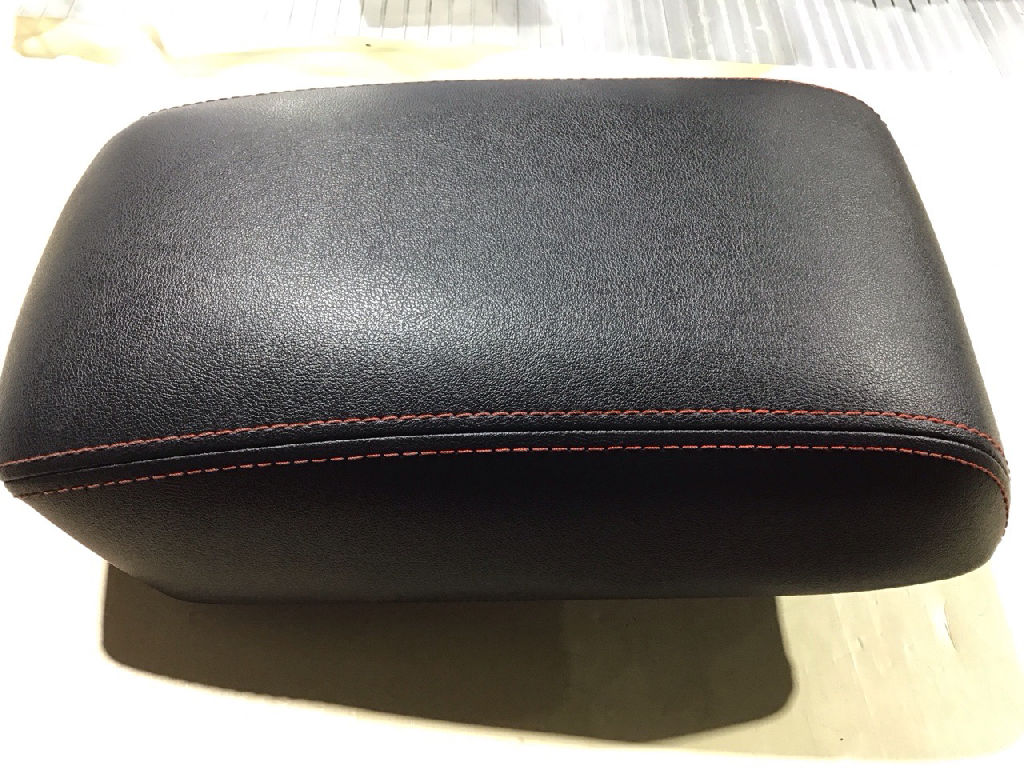 PX SERIES FX4 CENTRE CONSOLE LID ONLY, BLACK LEATHER RED STITCHING photo 3