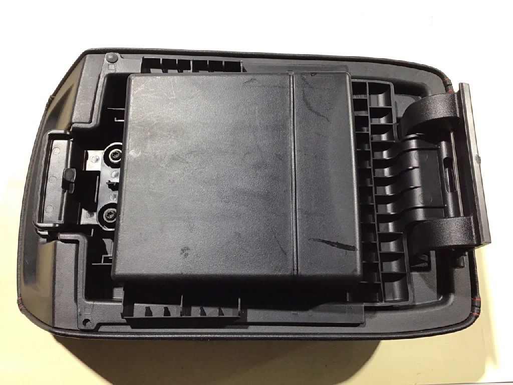 PX SERIES FX4 CENTRE CONSOLE LID ONLY, BLACK LEATHER RED STITCHING photo 4