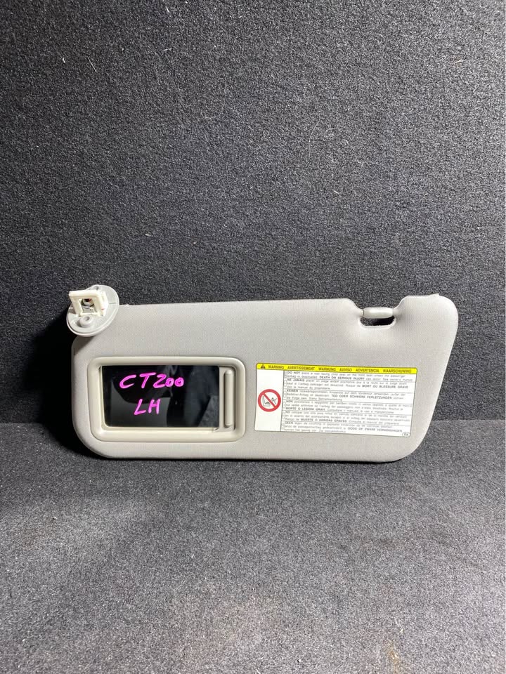 LEFT SUNVISOR