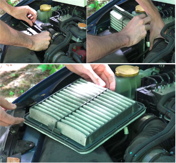 How to replace clogged air filters-a089 #3-