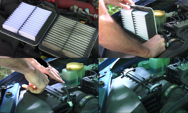 How to replace clogged air filters-a089 #4-