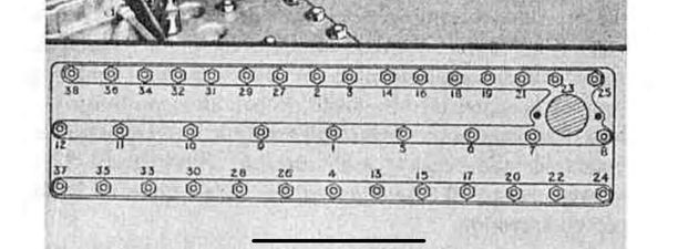 Head stud torque pattern on flathead straight 8. -a833 #1-