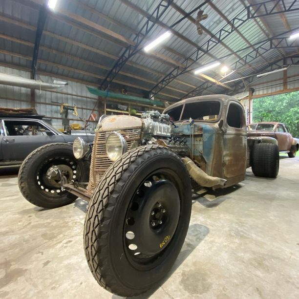 Featured: 1938 International Rust Rod - Blacksheep Speed&Fab