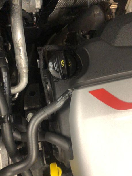 Oil change on a 2017 Audi s3-6c42 #3-