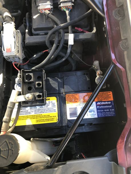 Replacing batteries on 2015  Chevrolet Duramax 3500HD LTZ-efdb #3-