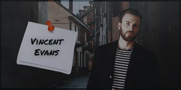 Vincent Evans - Gecenin Kanatları (+18) karakter görseli